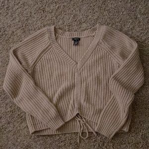 Baby Pink Crochet Sweater